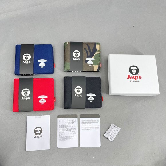 NWT A Bathing Ape Purse Coin Men's Wallet styled - Picture 16 of 16